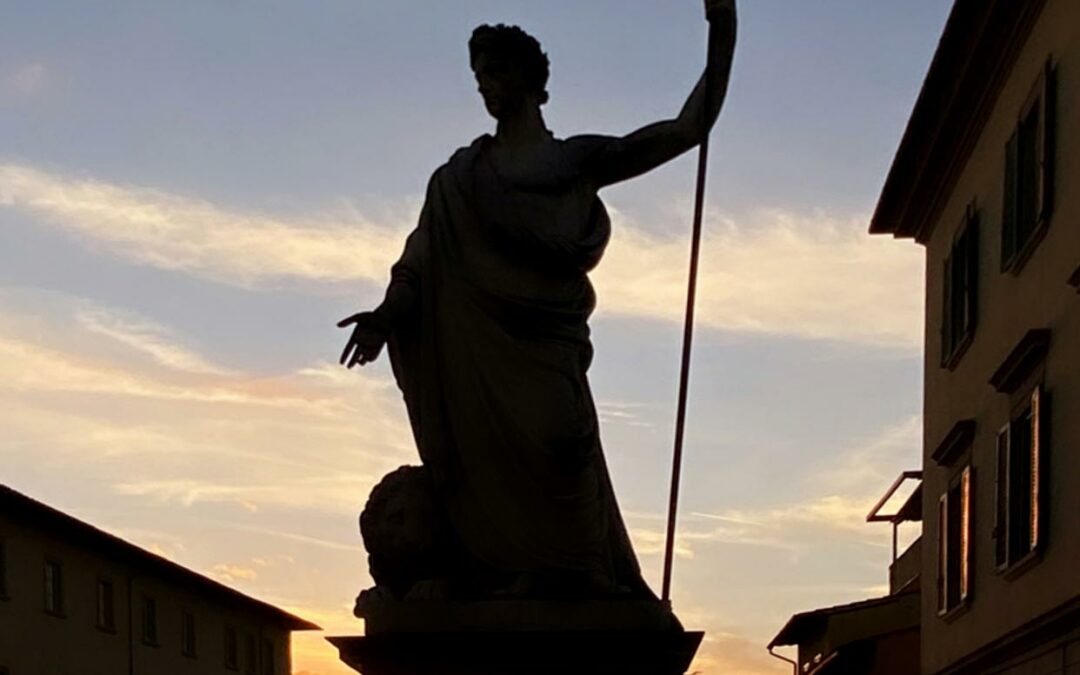 Un tramonto su Arezzo